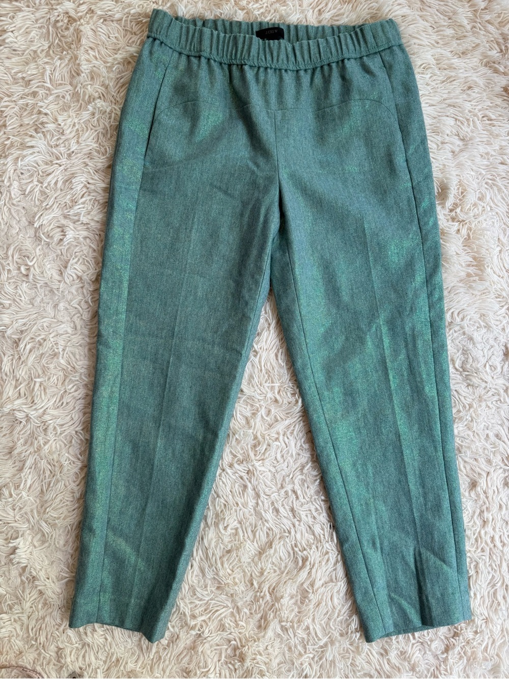 J. Crew Teal Slim Trousers